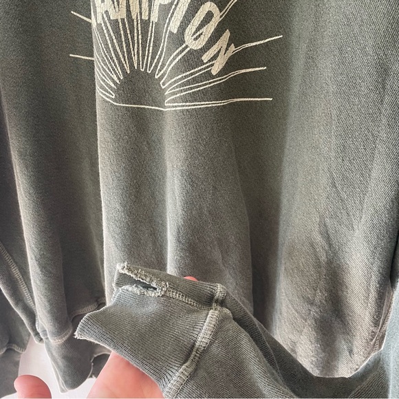 The Great Faded Green “Champion” Pullover Crew Neck Graphic Sweatshirt 2 Medium - Picture 2 of 6